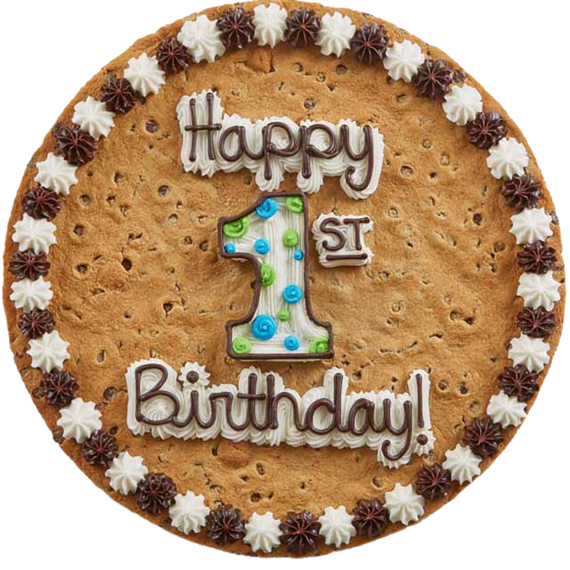 Great American Cookie cake with 